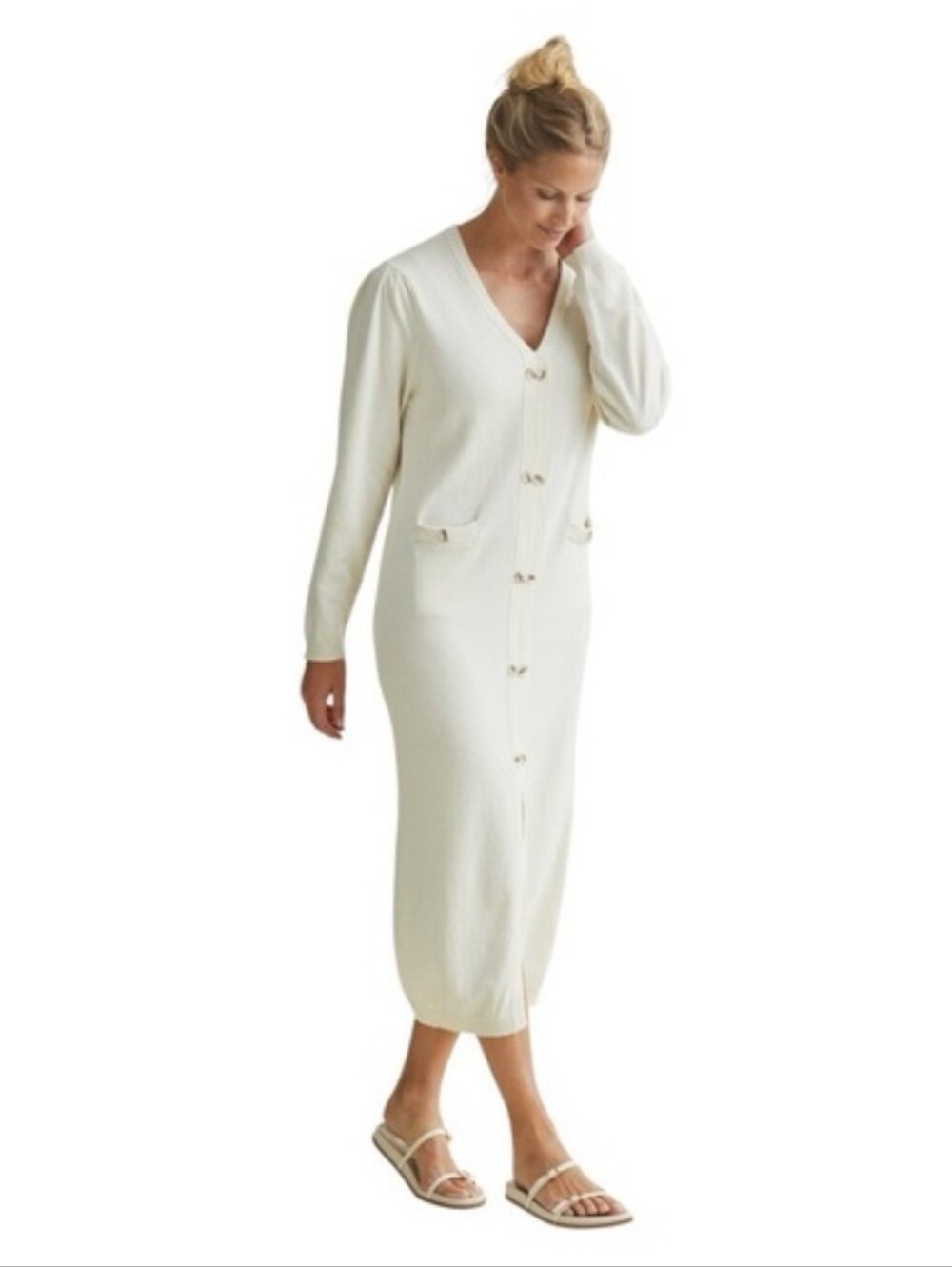 A Putnum Enza Washable Cashmere Dress NWT